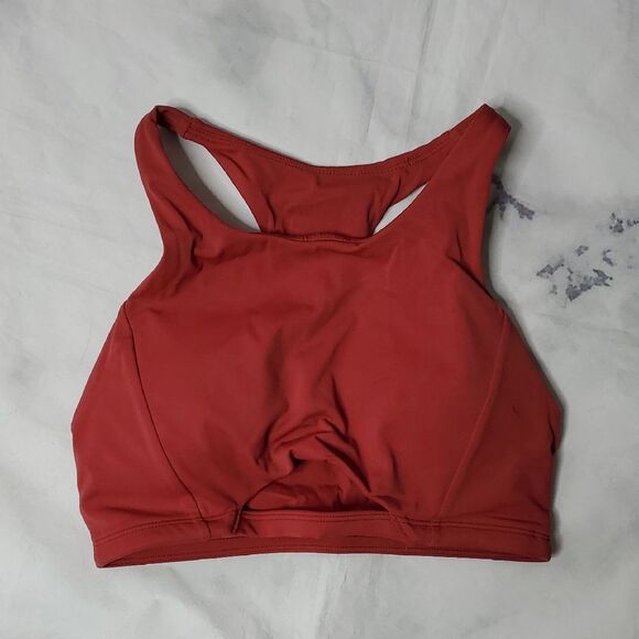 Alphalete Red Rust Sports Bra - Picture 1 of 4